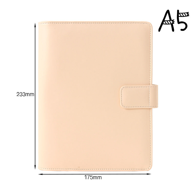 Wholesale Notebook PU Faux Leather Notebook with Simple Buckle